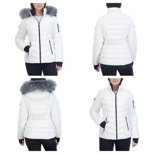 Nautica Ladies' Puffer with Faux‎ Fur Hood